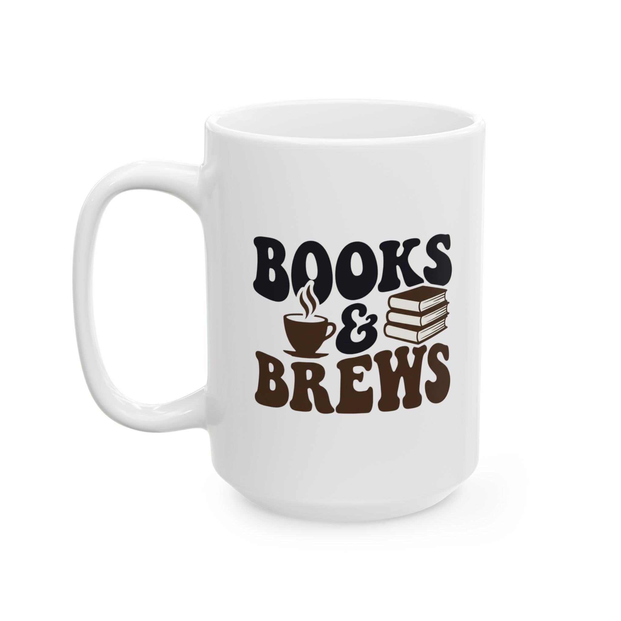 Books & Brews Mug, (11oz, 15oz)
