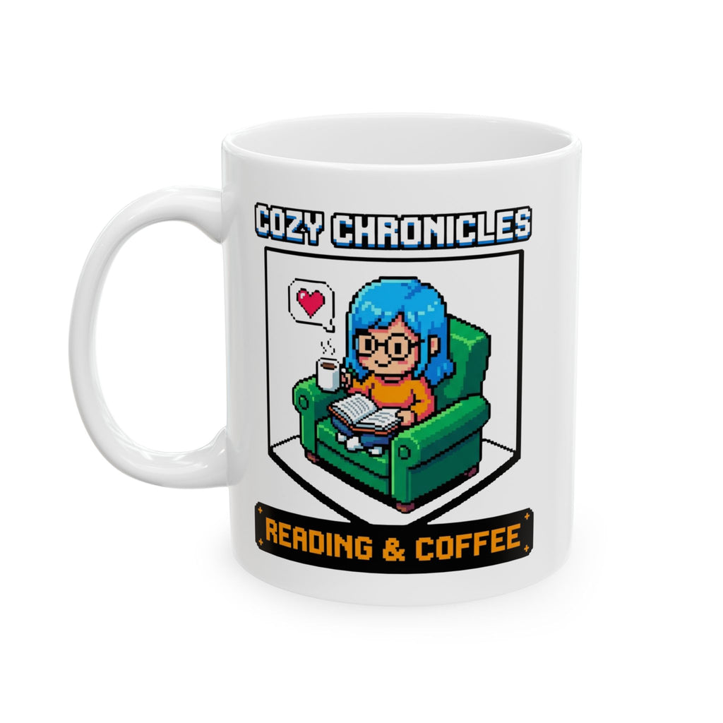 Cozy Chronicles Mug, (11oz, 15oz)