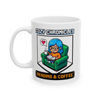 Cozy Chronicles Mug, (11oz, 15oz)