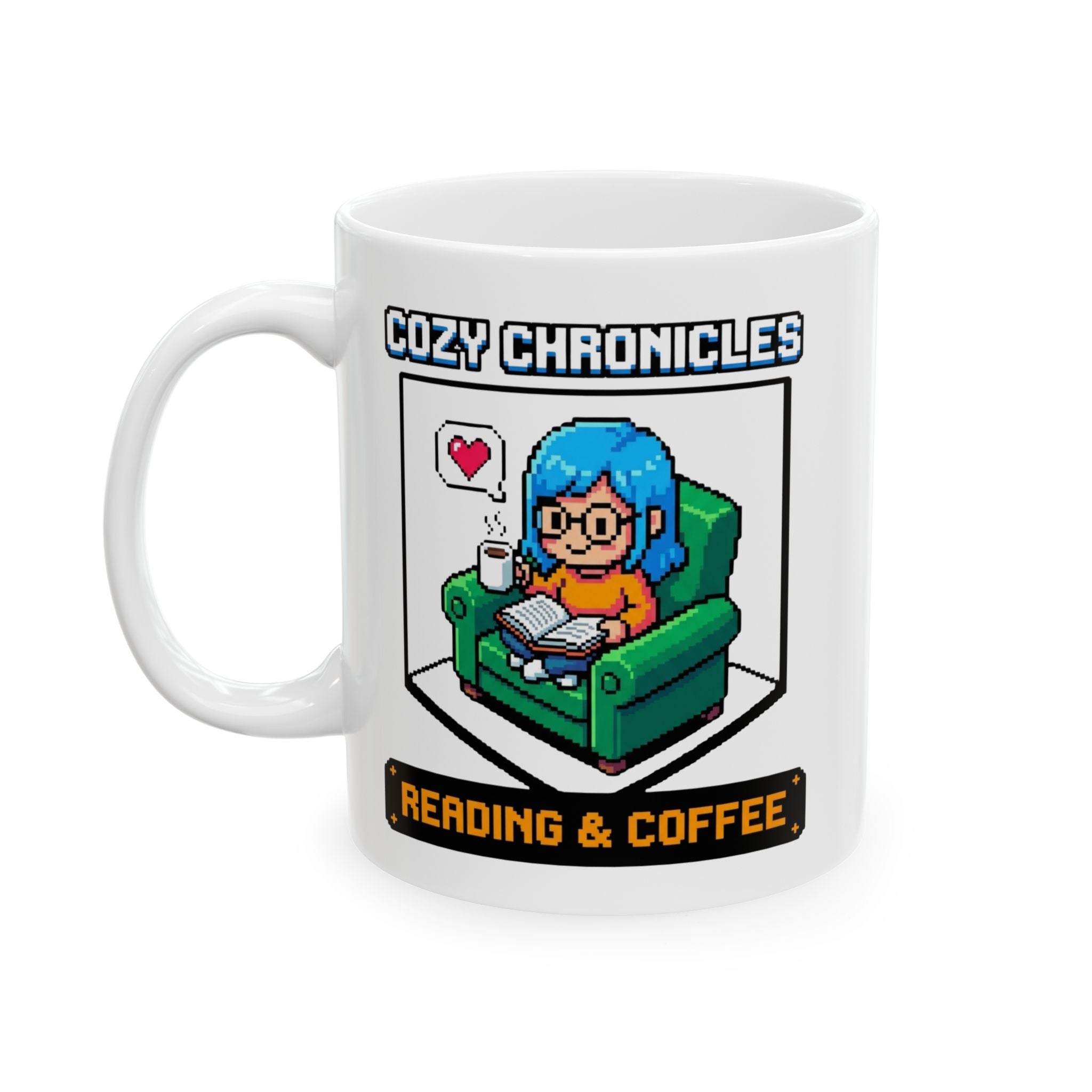 Cozy Chronicles Mug, (11oz, 15oz)