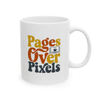 Pages Over Pixels Mug, (11oz, 15oz)