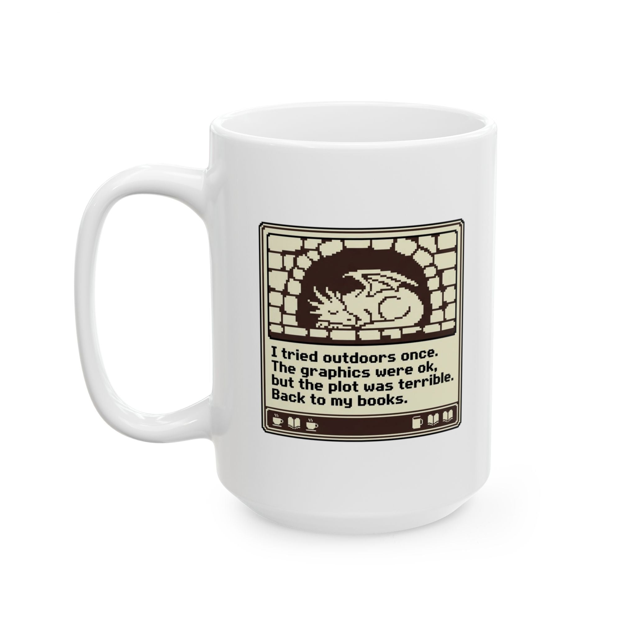 Back to my Books Mug, (11oz, 15oz)