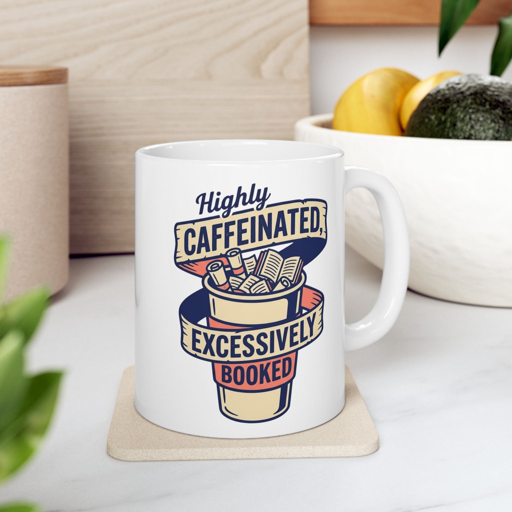 Excessively Booked Mug, (11oz, 15oz)