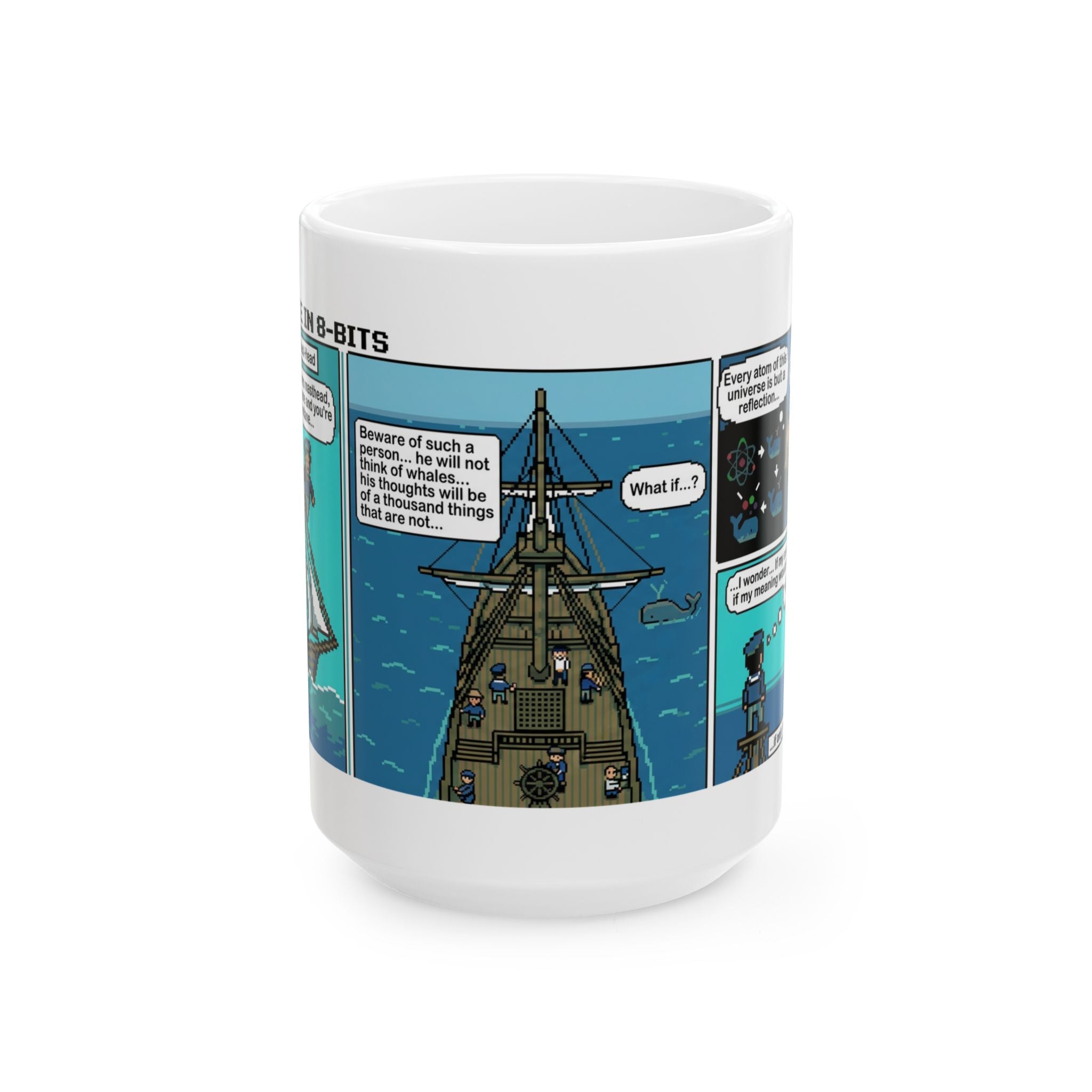 8-Bit Melville Mug, (11oz, 15oz)