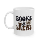 Books & Brews Mug, (11oz, 15oz)