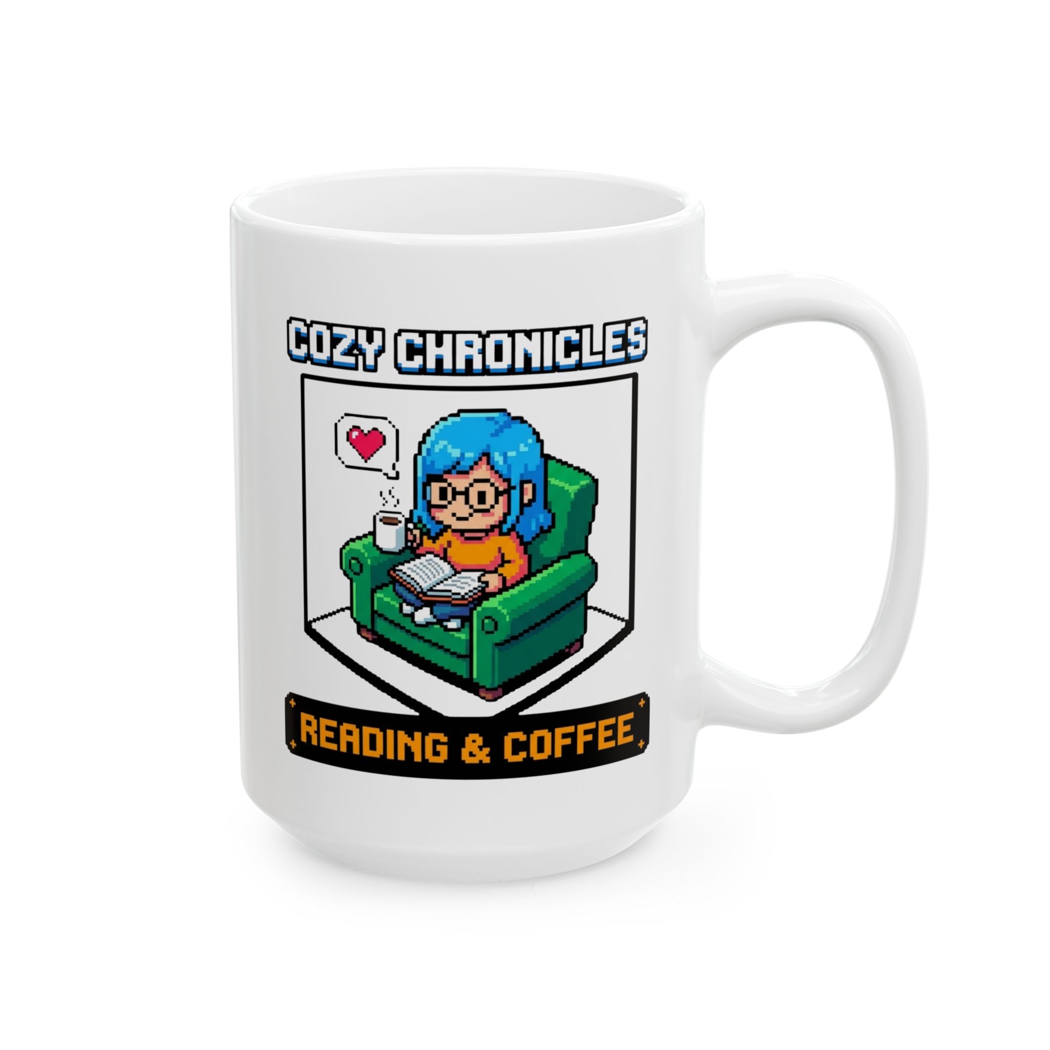 Cozy Chronicles Mug, (11oz, 15oz)