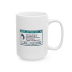 Social Battery Mug, (11oz, 15oz)