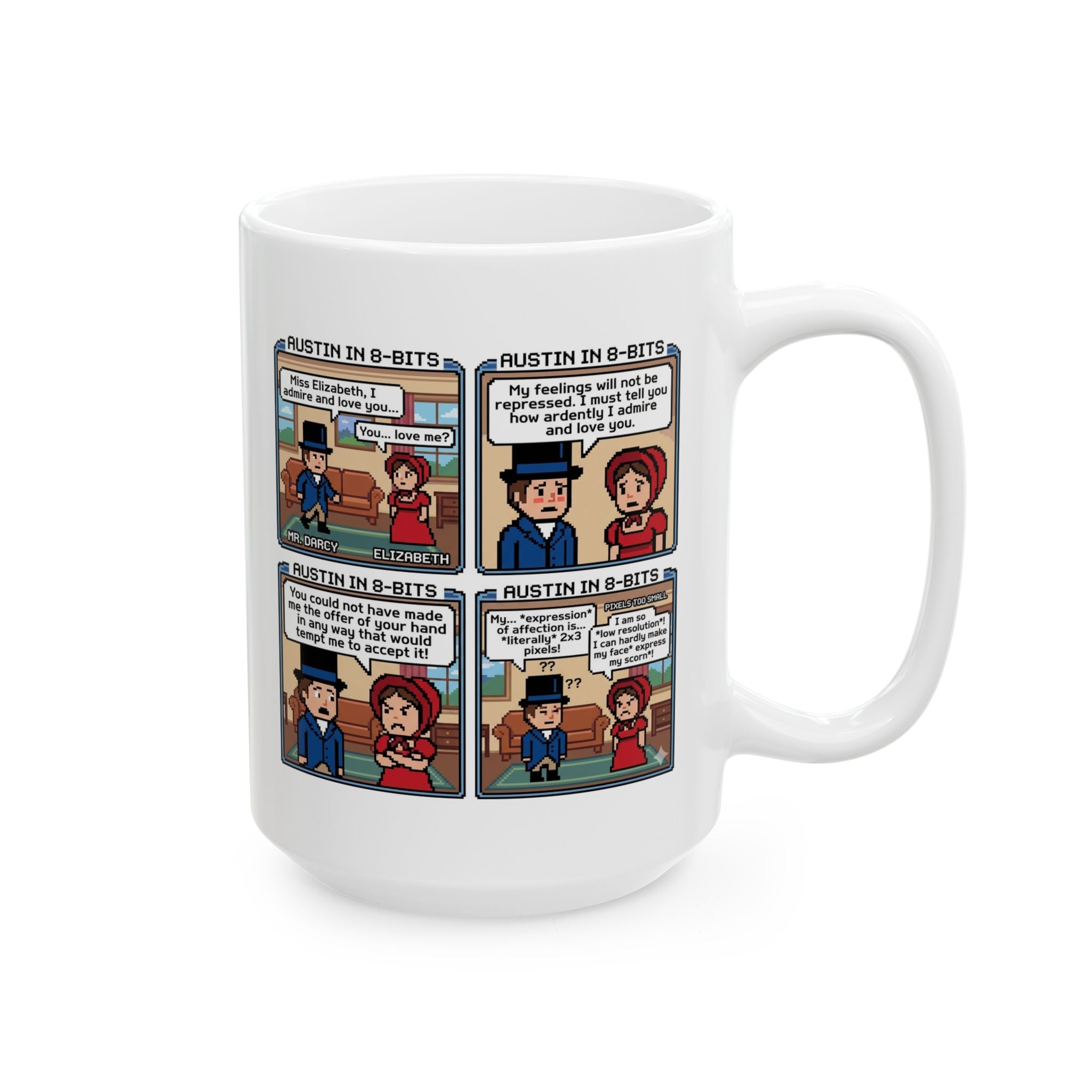 8-Bit Austin Mug, (11oz, 15oz)