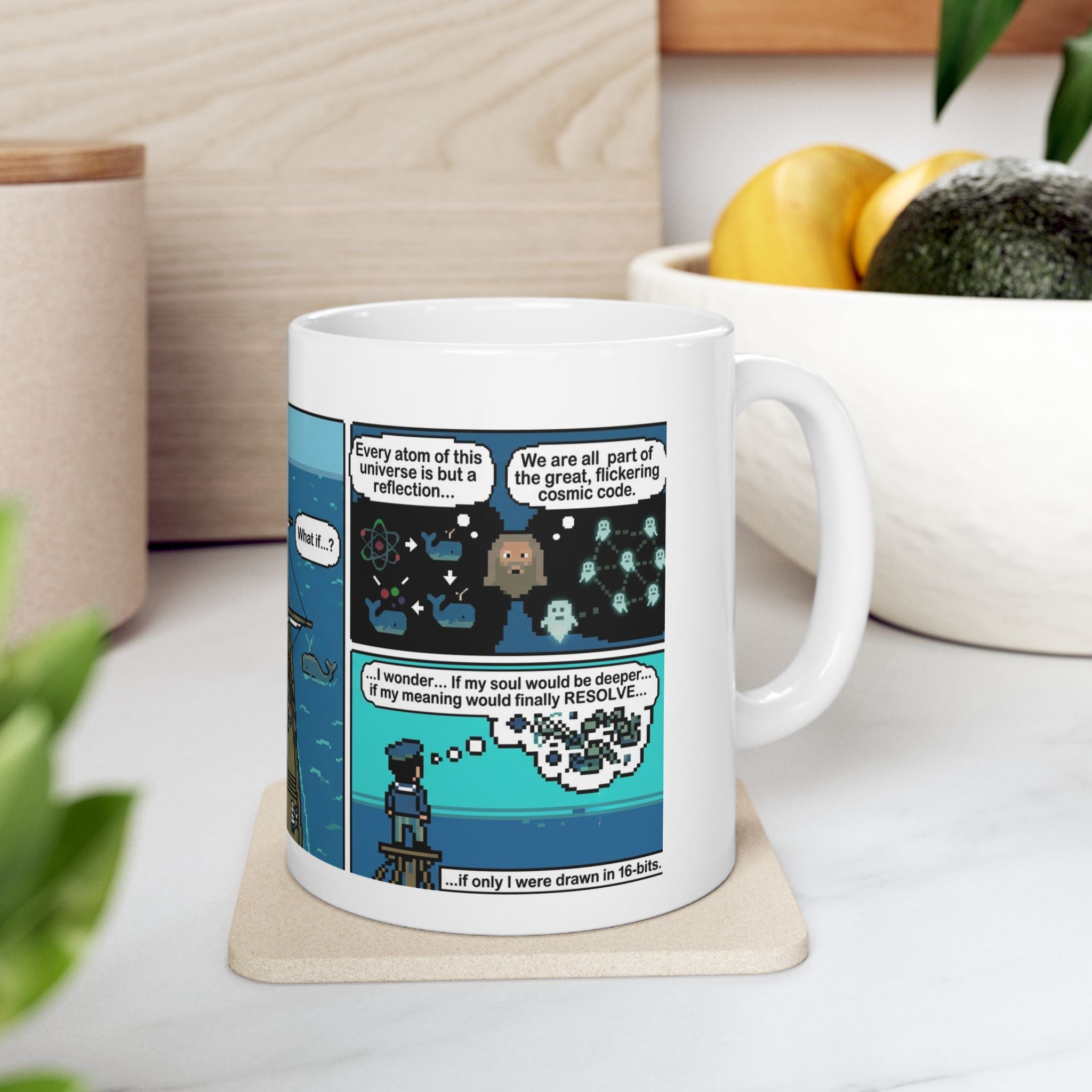 8-Bit Melville Mug, (11oz, 15oz)