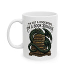 Book Dragon Mug, (11oz, 15oz)