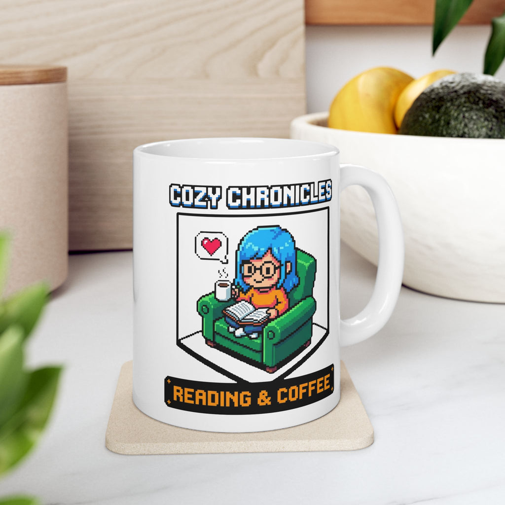 Cozy Chronicles Mug, (11oz, 15oz)