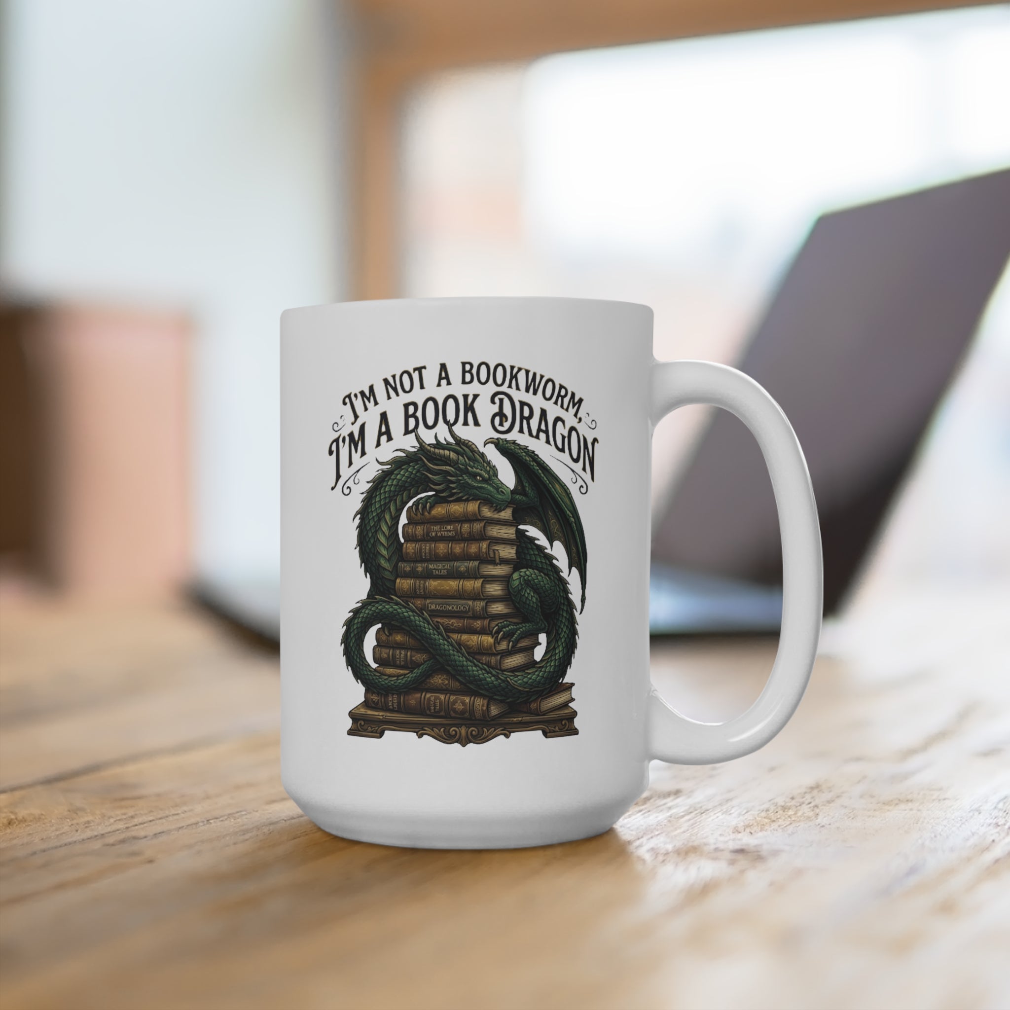Book Dragon Mug
