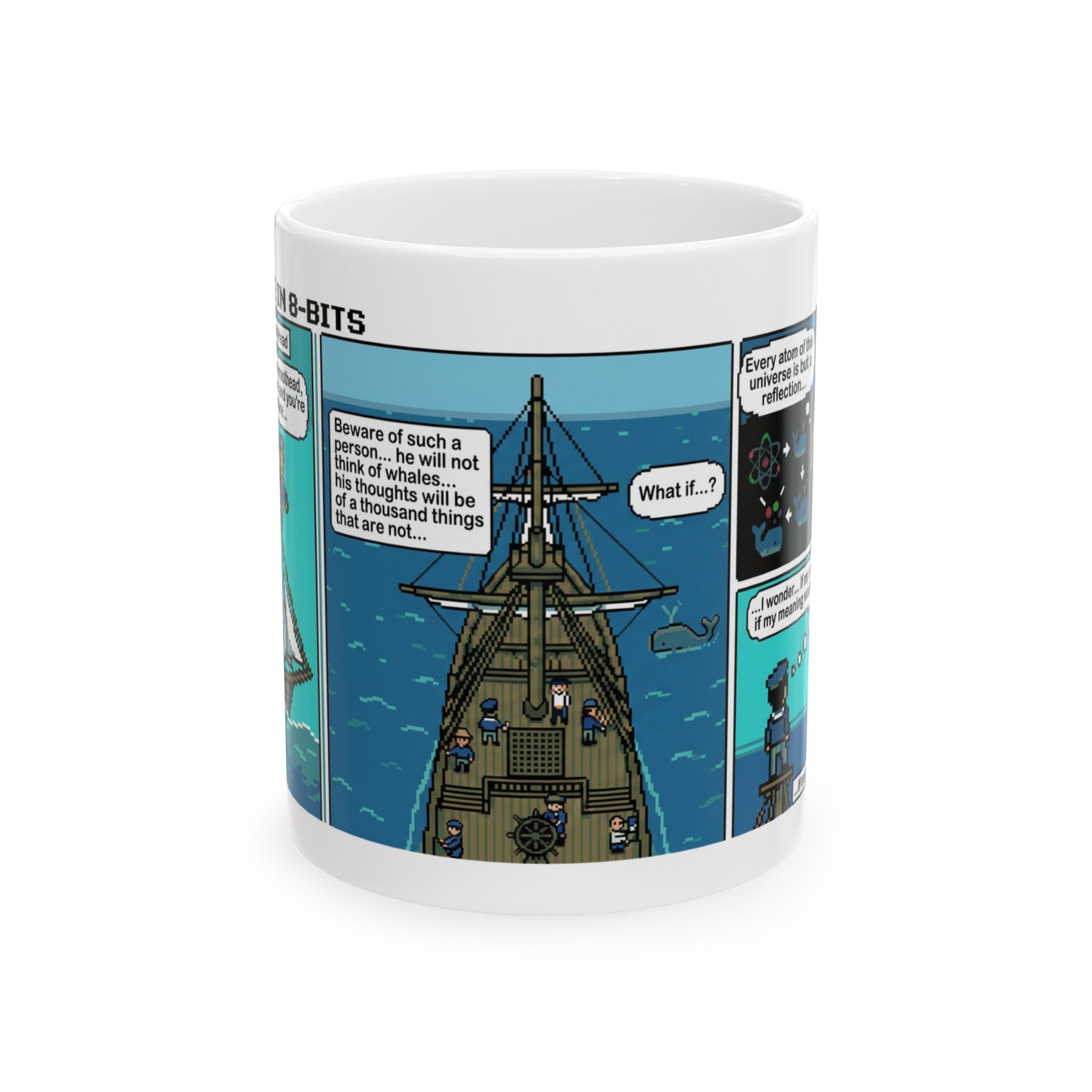8-Bit Melville Mug, (11oz, 15oz)