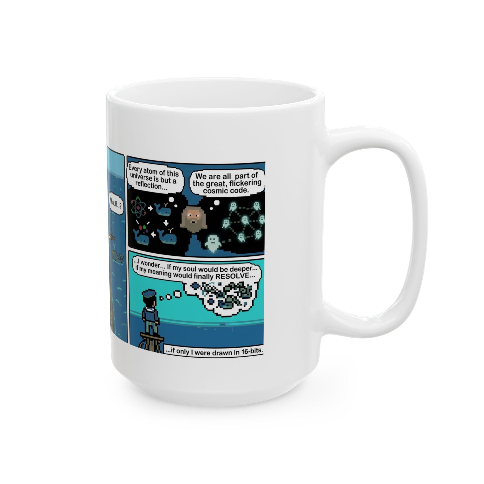 8-Bit Melville Mug, (11oz, 15oz)