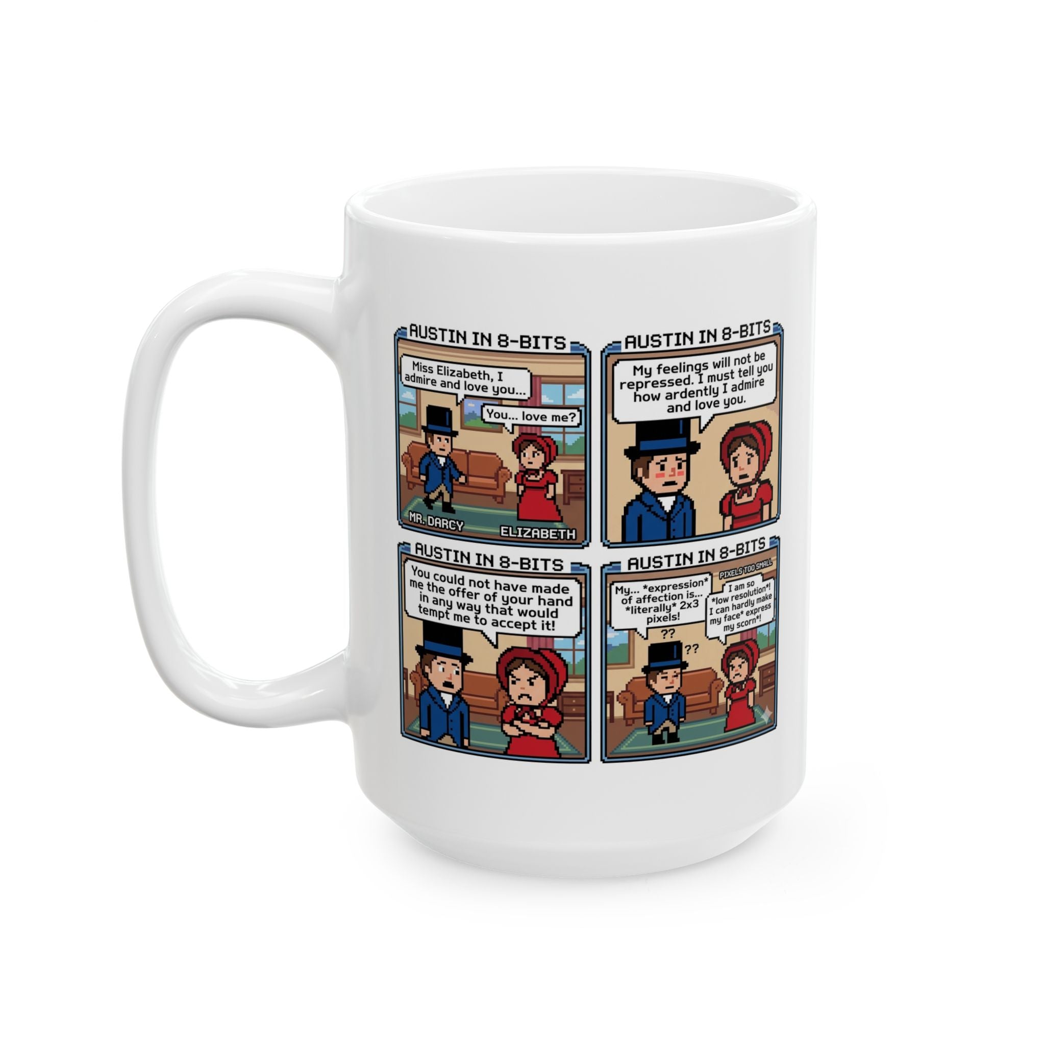 8-Bit Austin Mug, (11oz, 15oz)