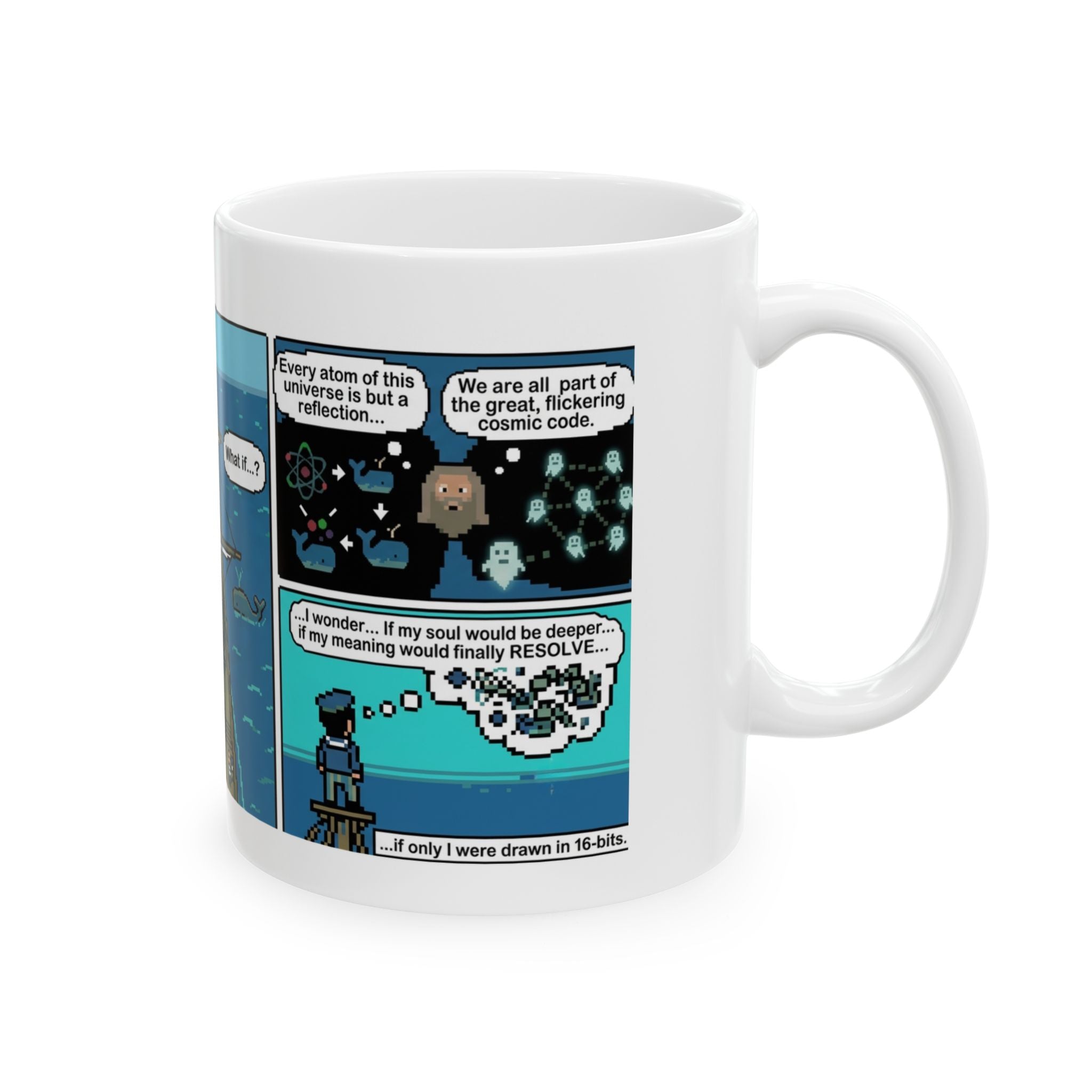 8-Bit Melville Mug, (11oz, 15oz)