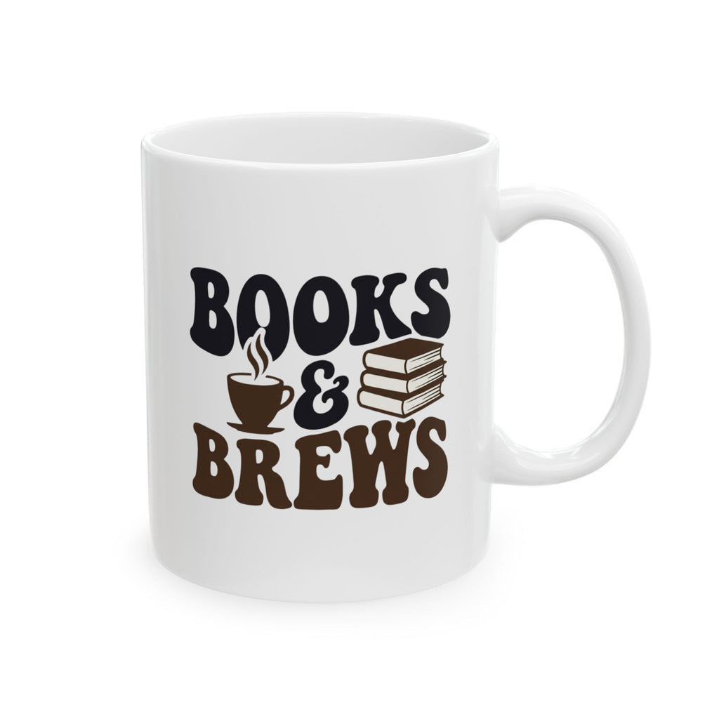 Books & Brews Mug, (11oz, 15oz)