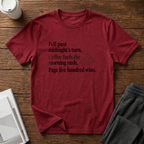 Midnight's Turn Haiku T-Shirt