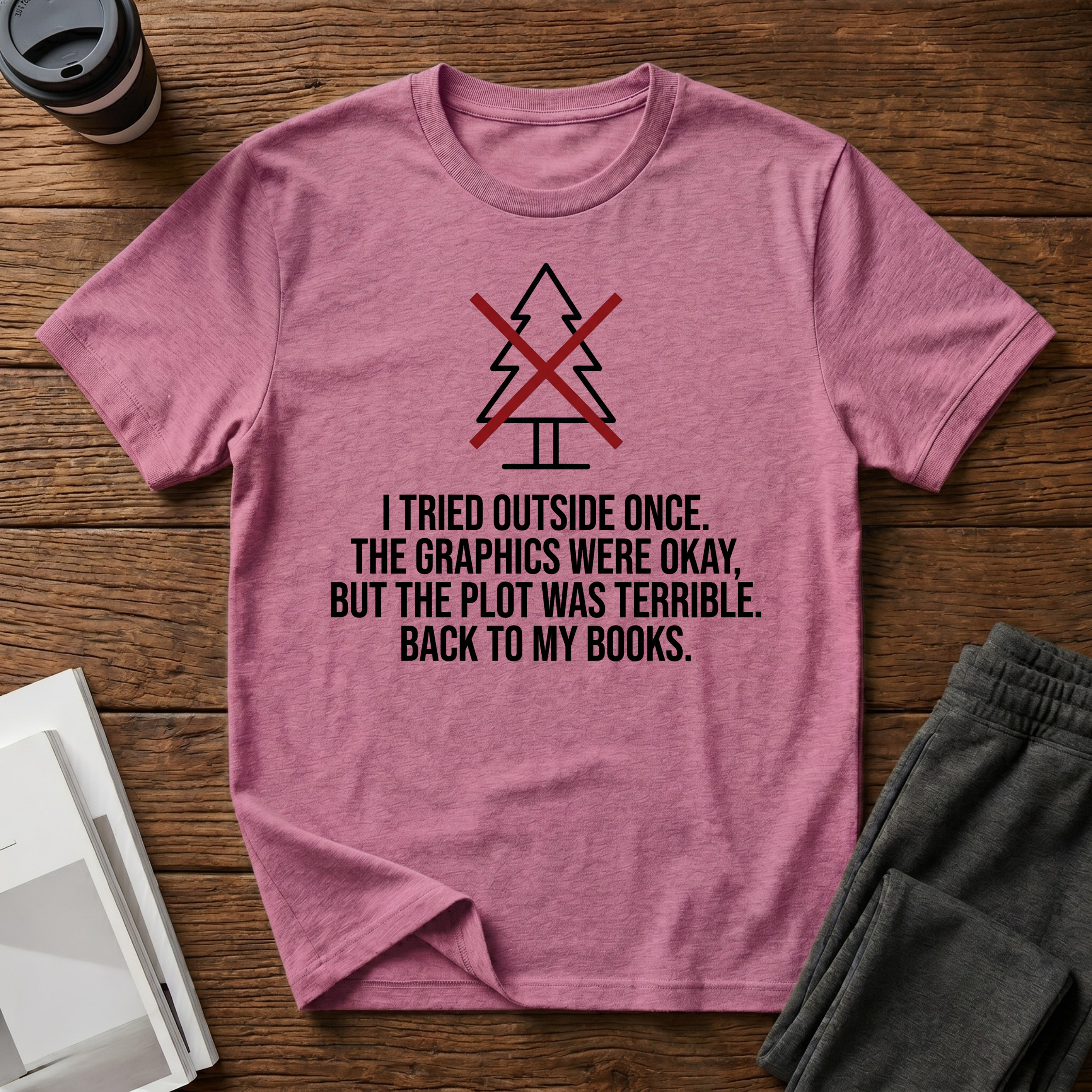 Back To My Books T-Shirt