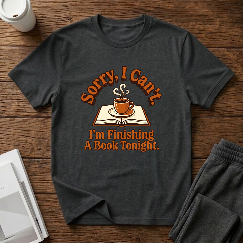 Finishing A Book Tonight T-Shirt