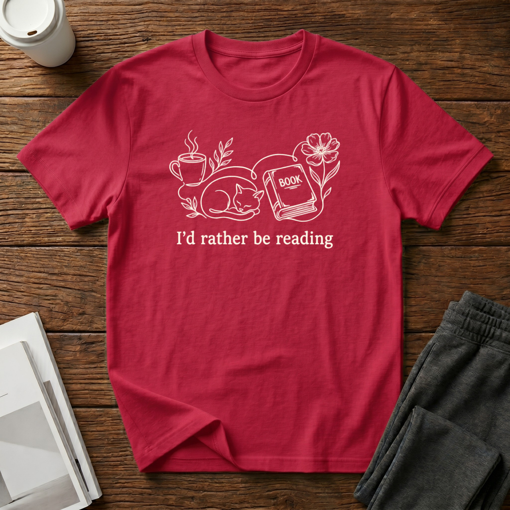 Book Cat T-Shirt