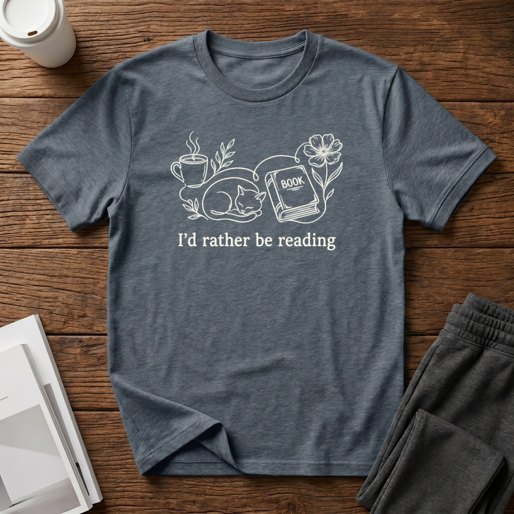 Book Cat T-Shirt