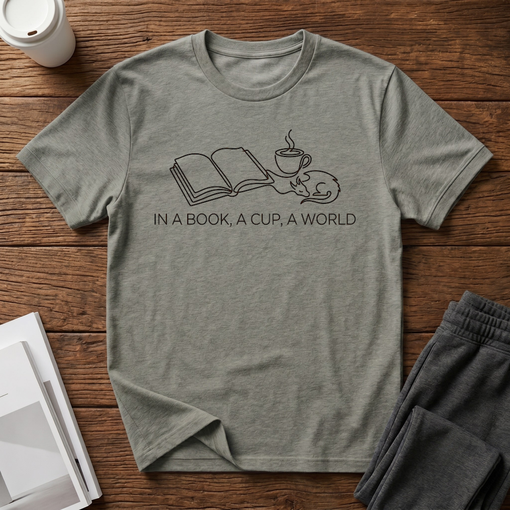Book Cup World T-Shirt