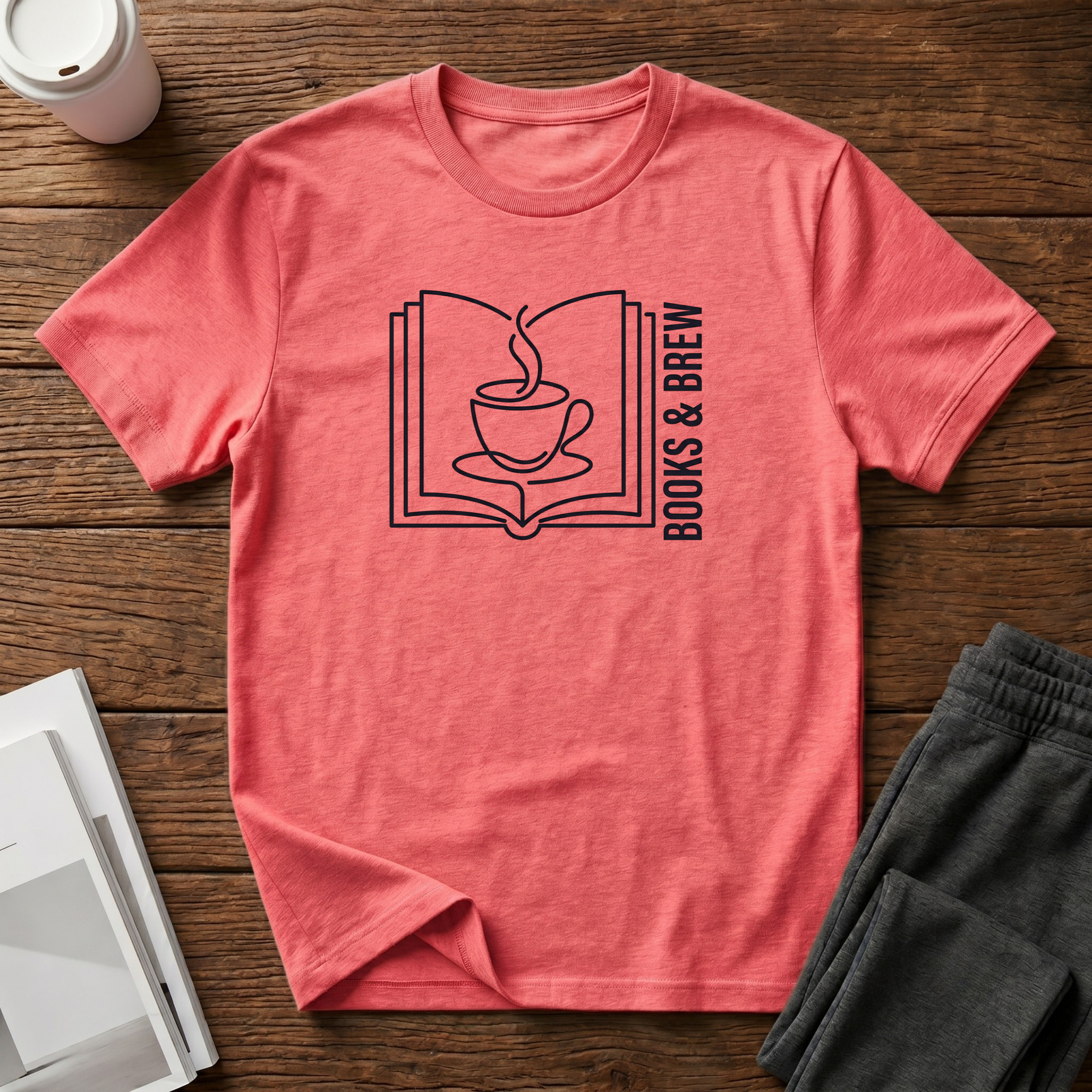 Books and Brew T-Shirt