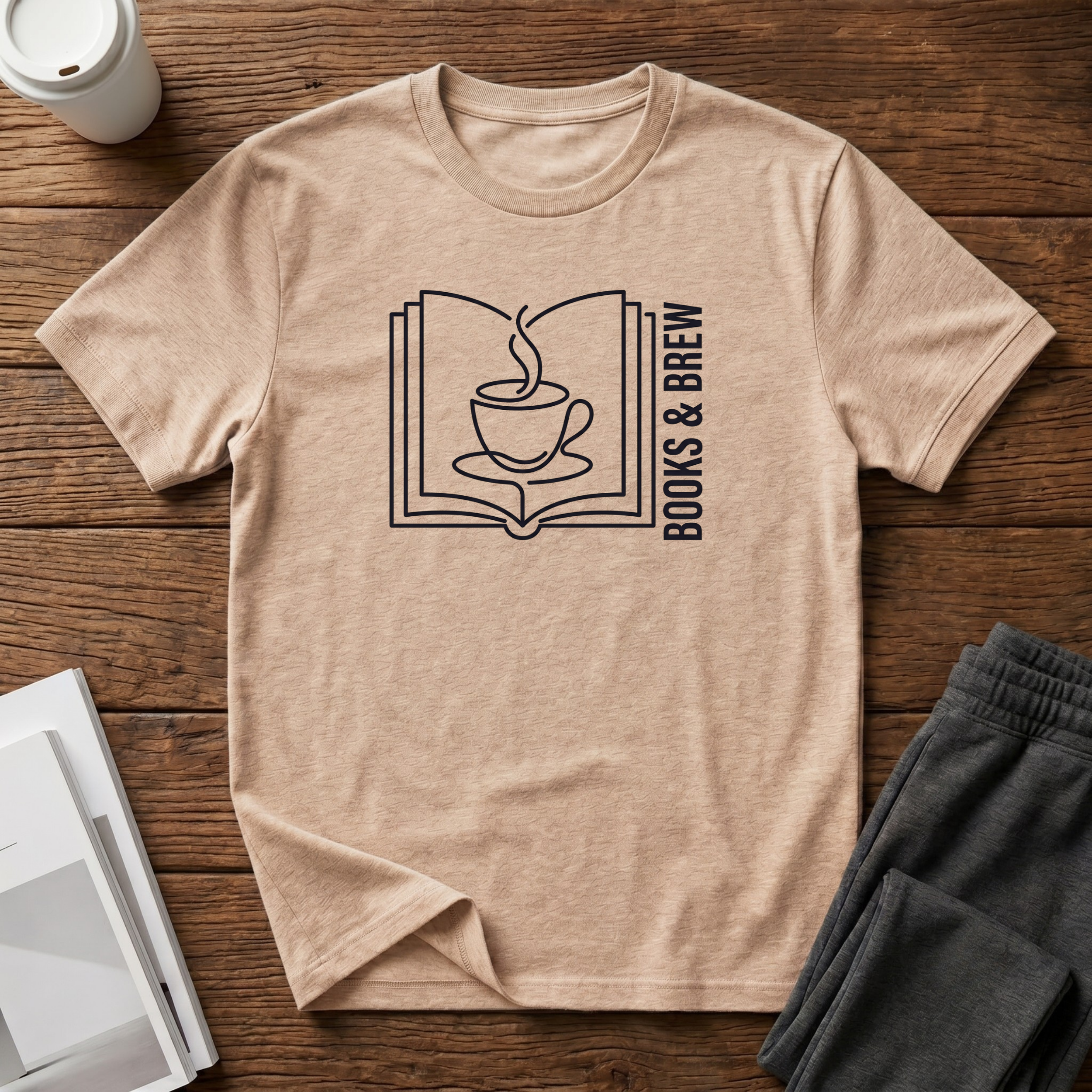 Books and Brew T-Shirt