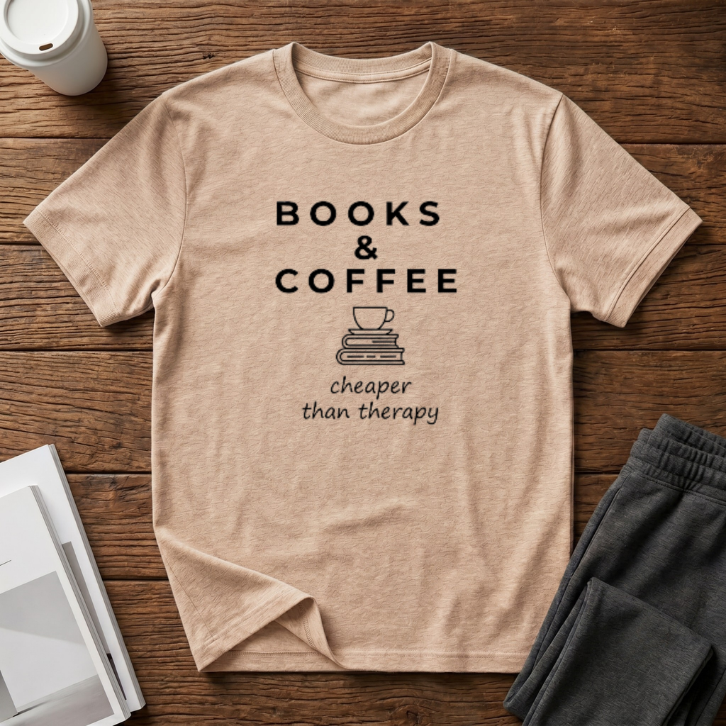 Books and Coffee T-Shirt