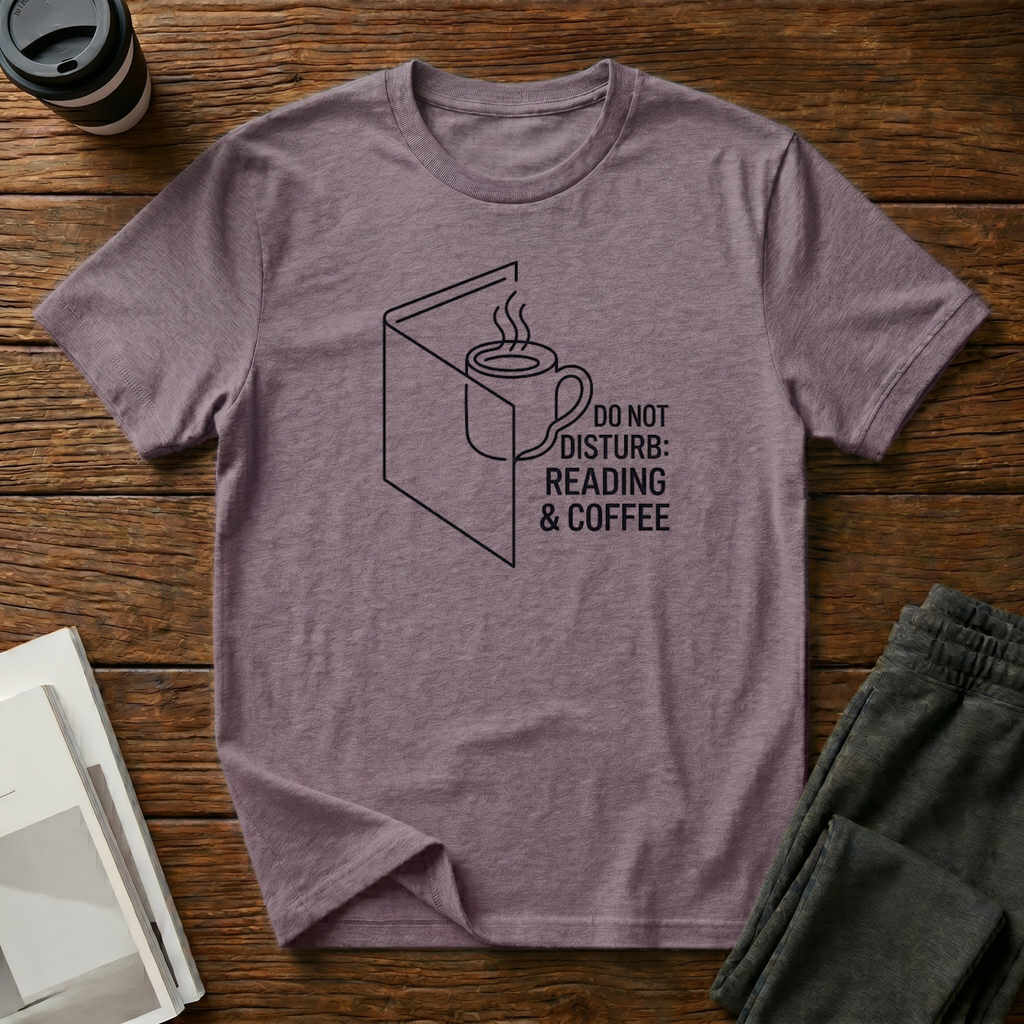 Coffee Reading  T-Shirt
