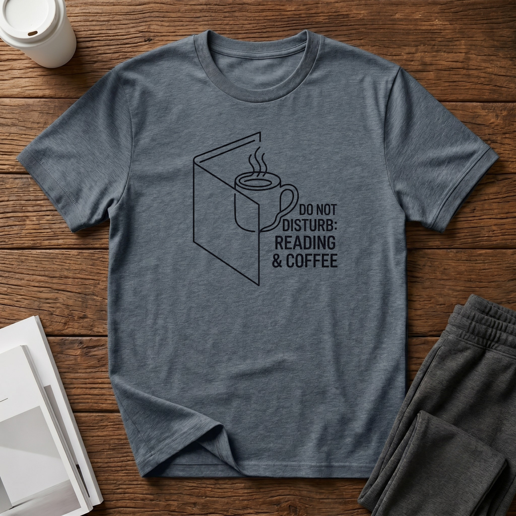 Coffee Reading  T-Shirt