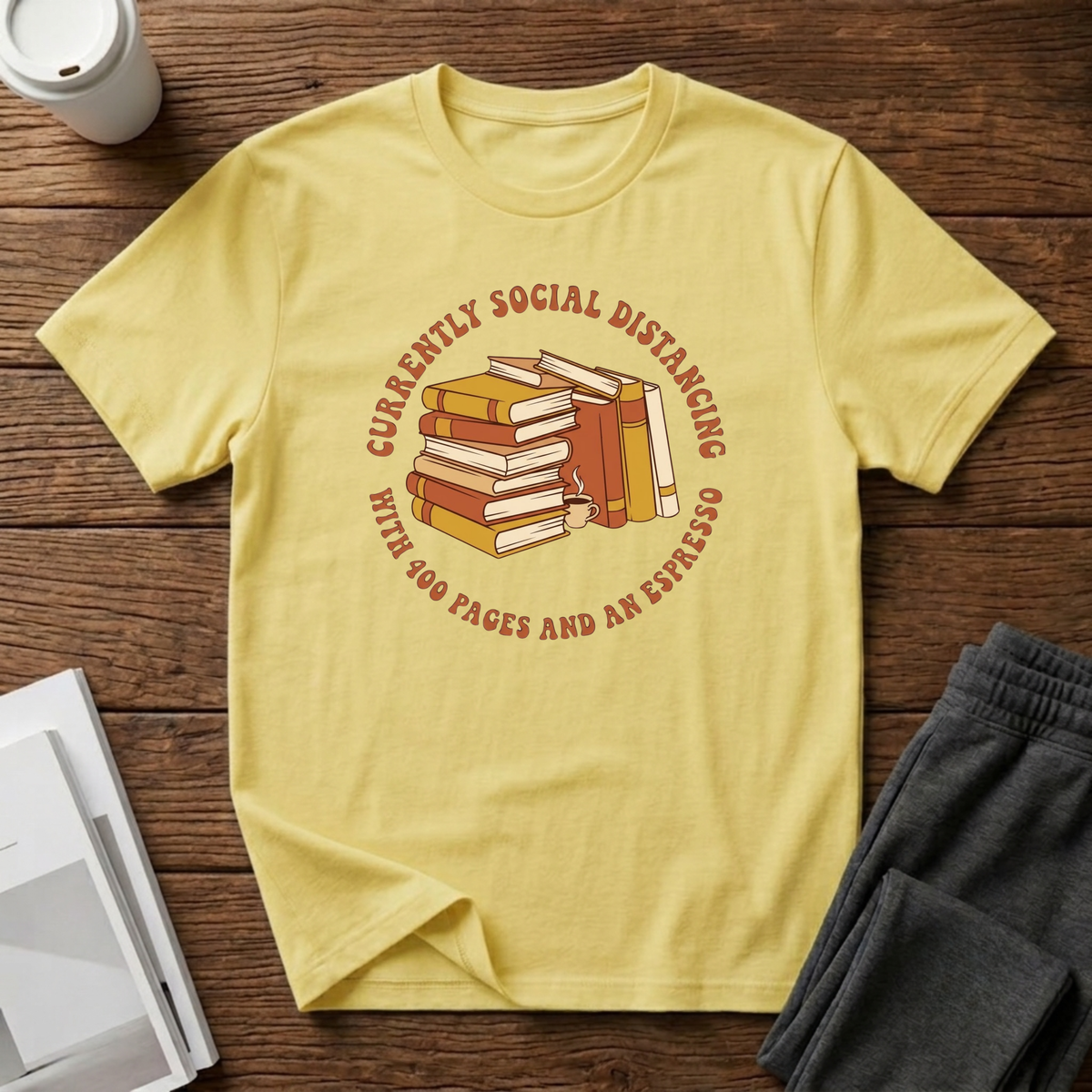 Social Distancing with 400 Pages T-Shirt