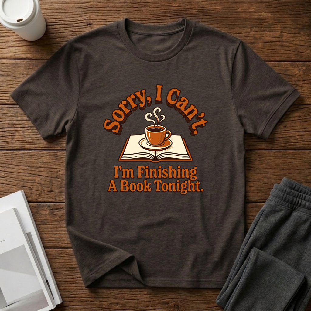 Finishing A Book Tonight T-Shirt