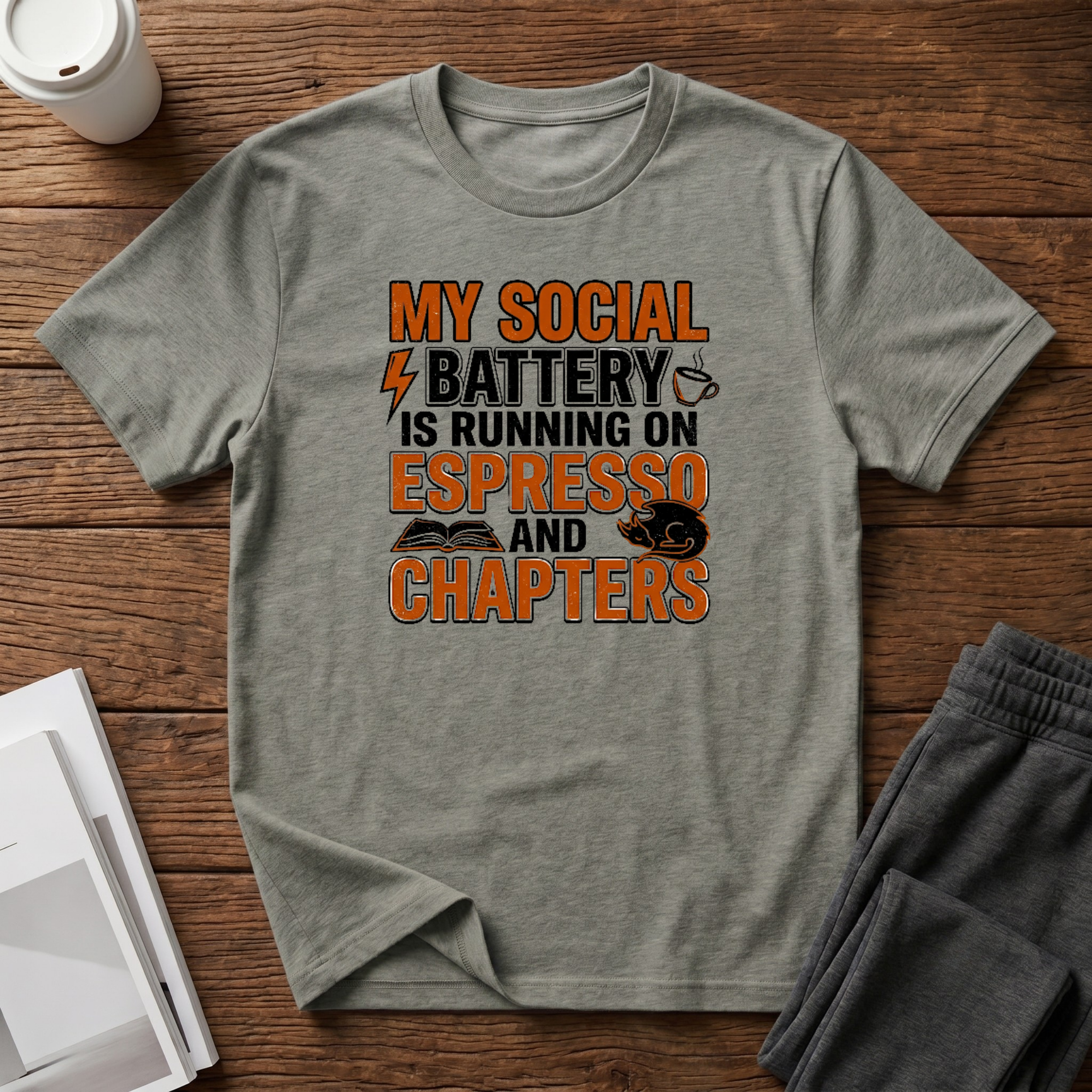 Espresso and Reading T-Shirt
