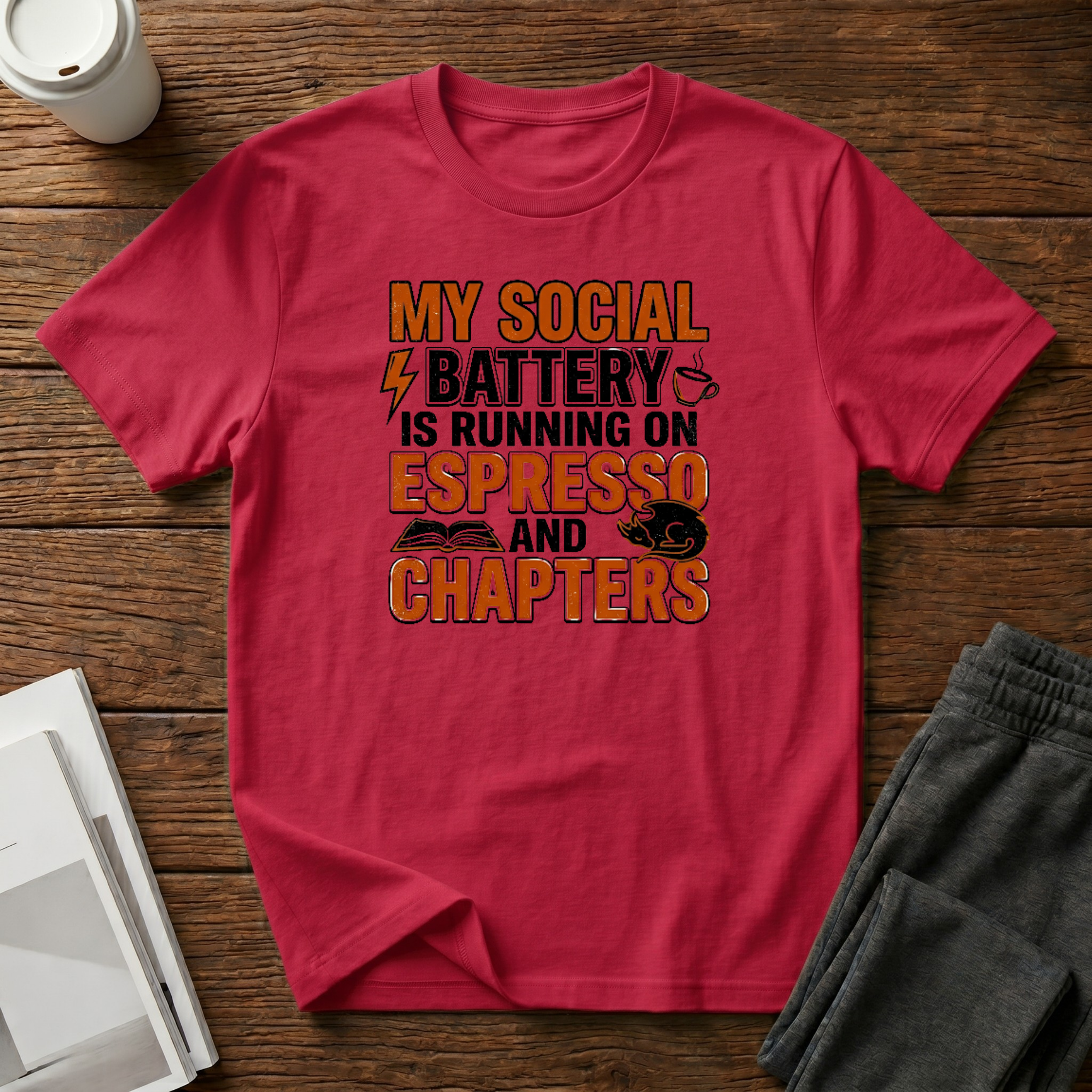 Espresso and Reading T-Shirt