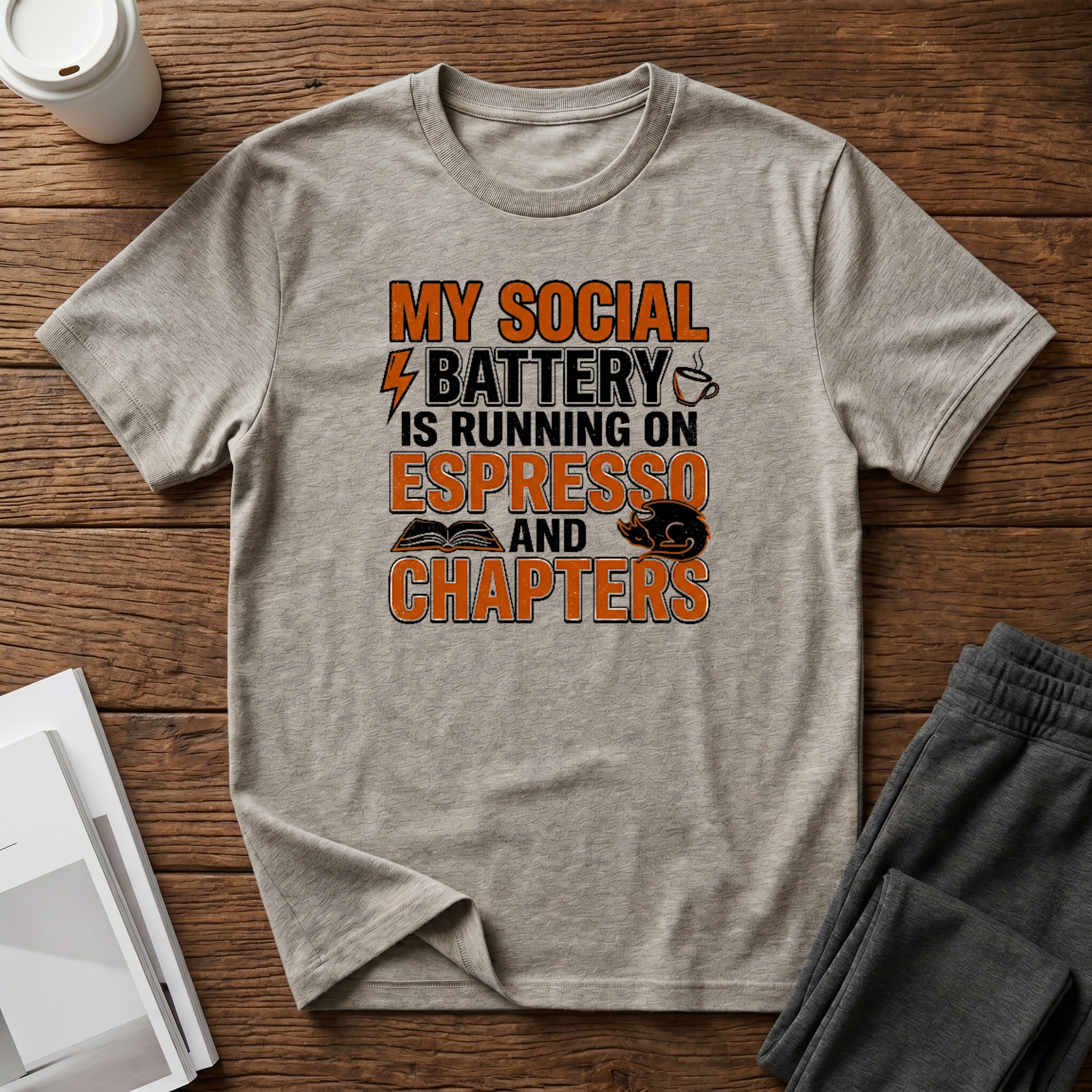Espresso and Reading T-Shirt
