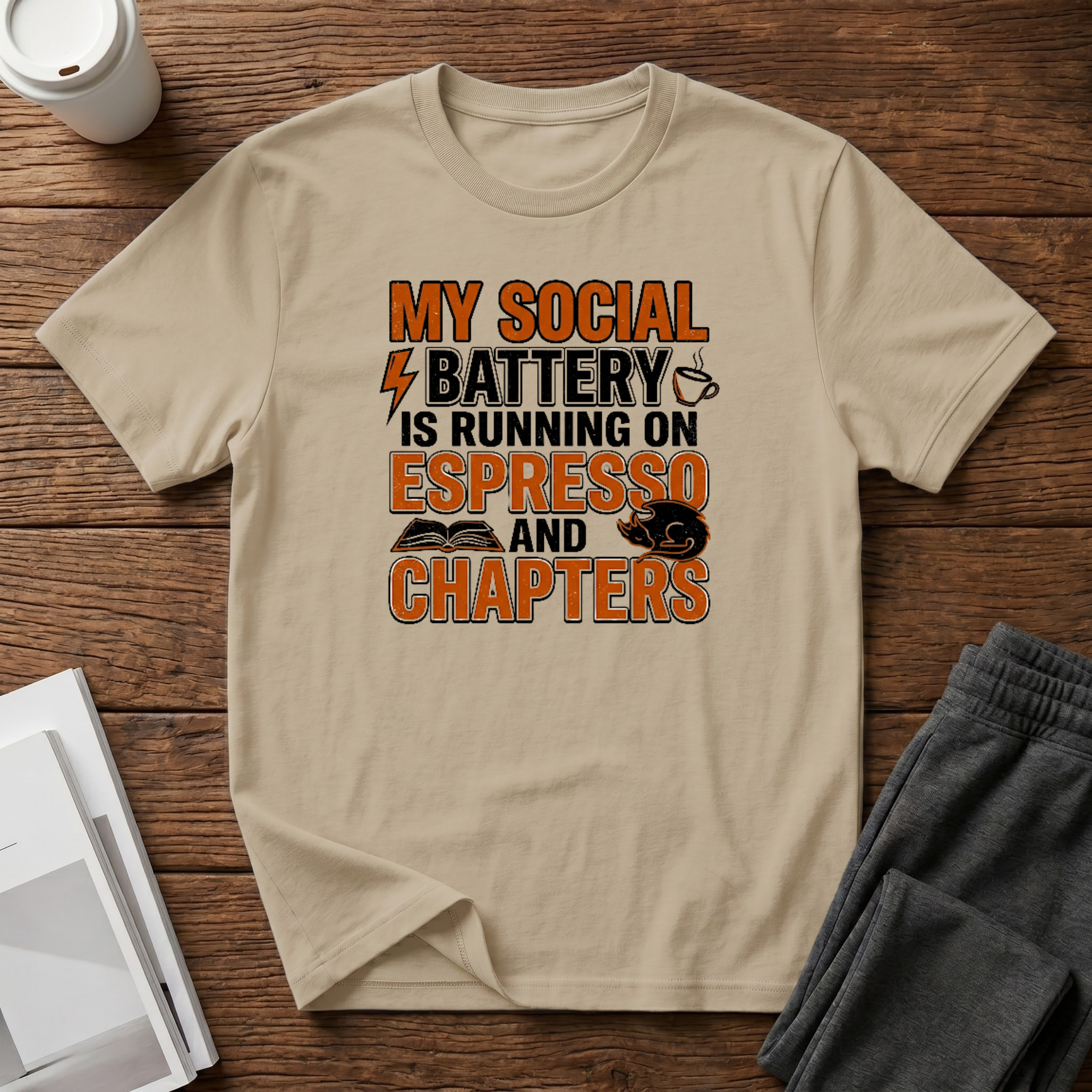 Espresso and Reading T-Shirt