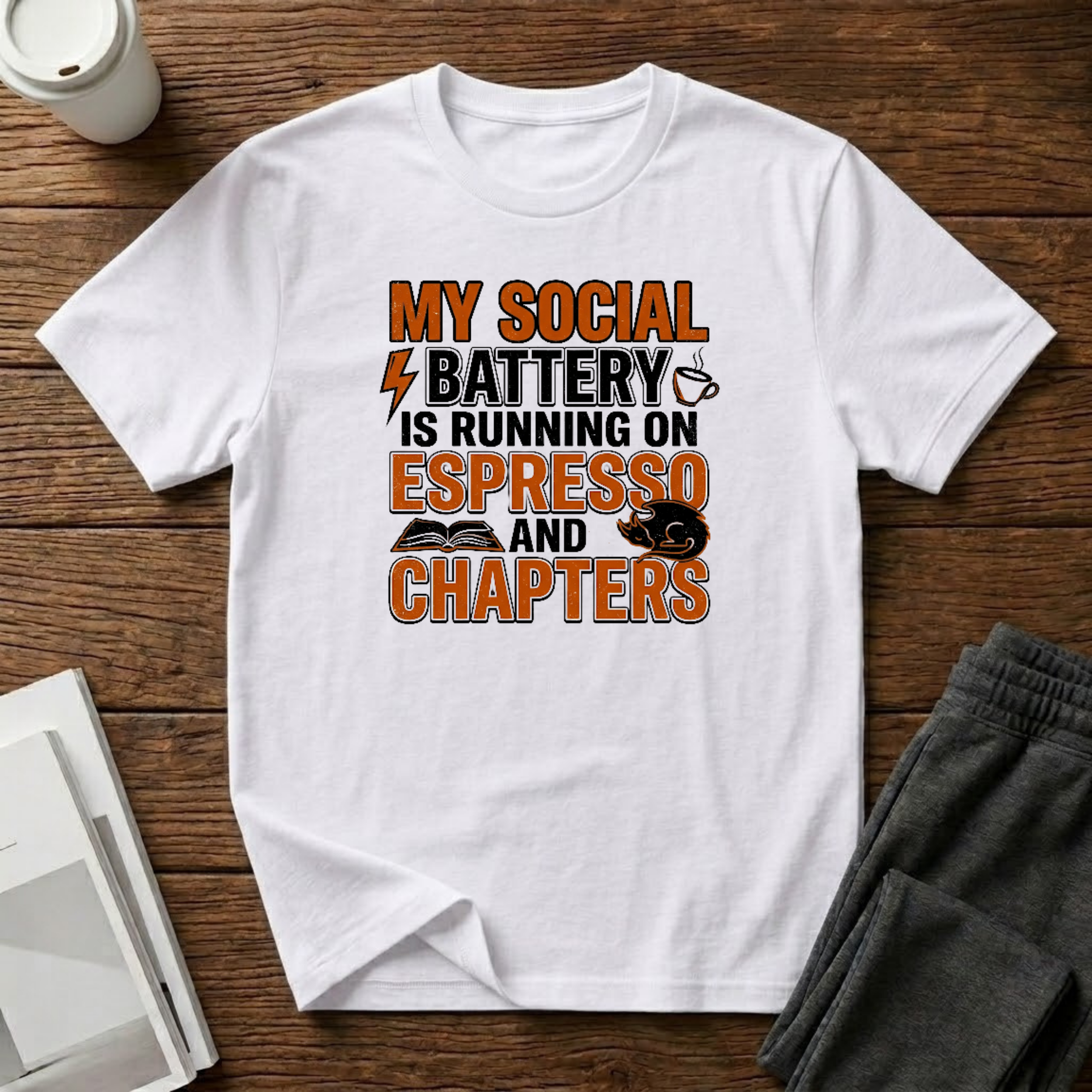Espresso and Reading T-Shirt