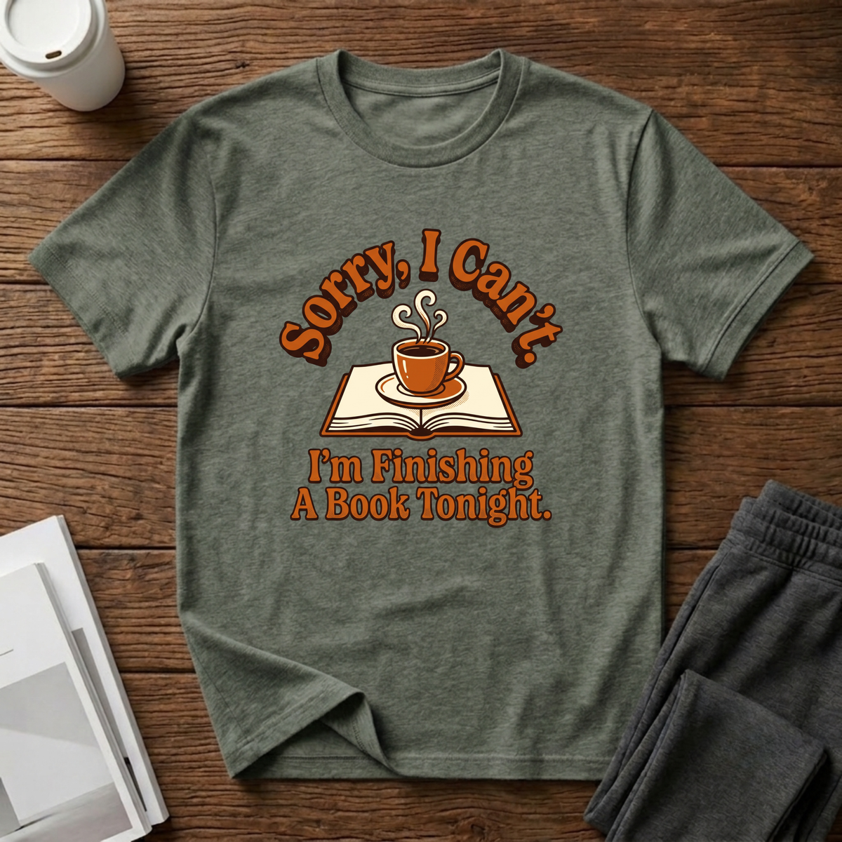 Finishing A Book Tonight T-Shirt