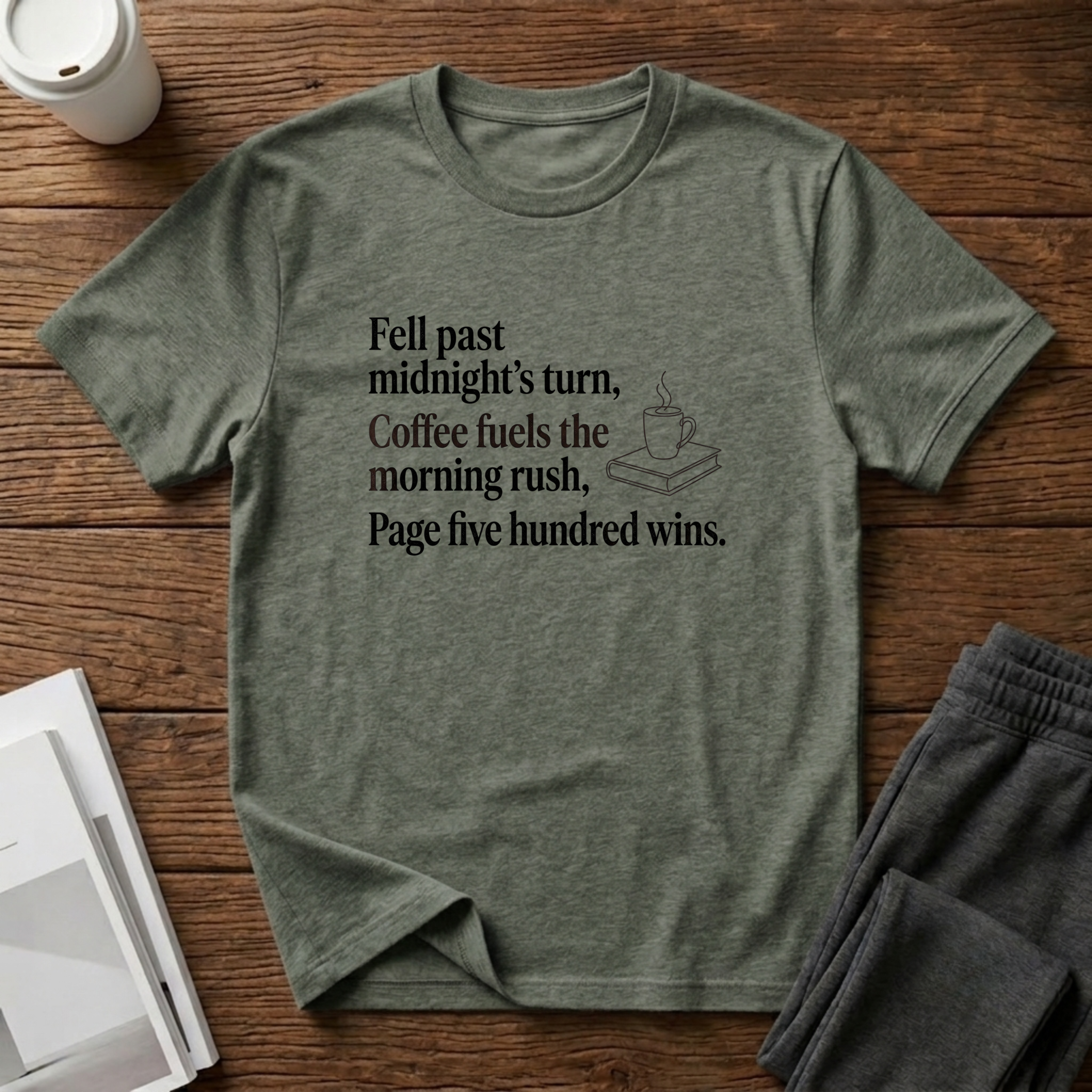 Midnight's Turn Haiku T-Shirt