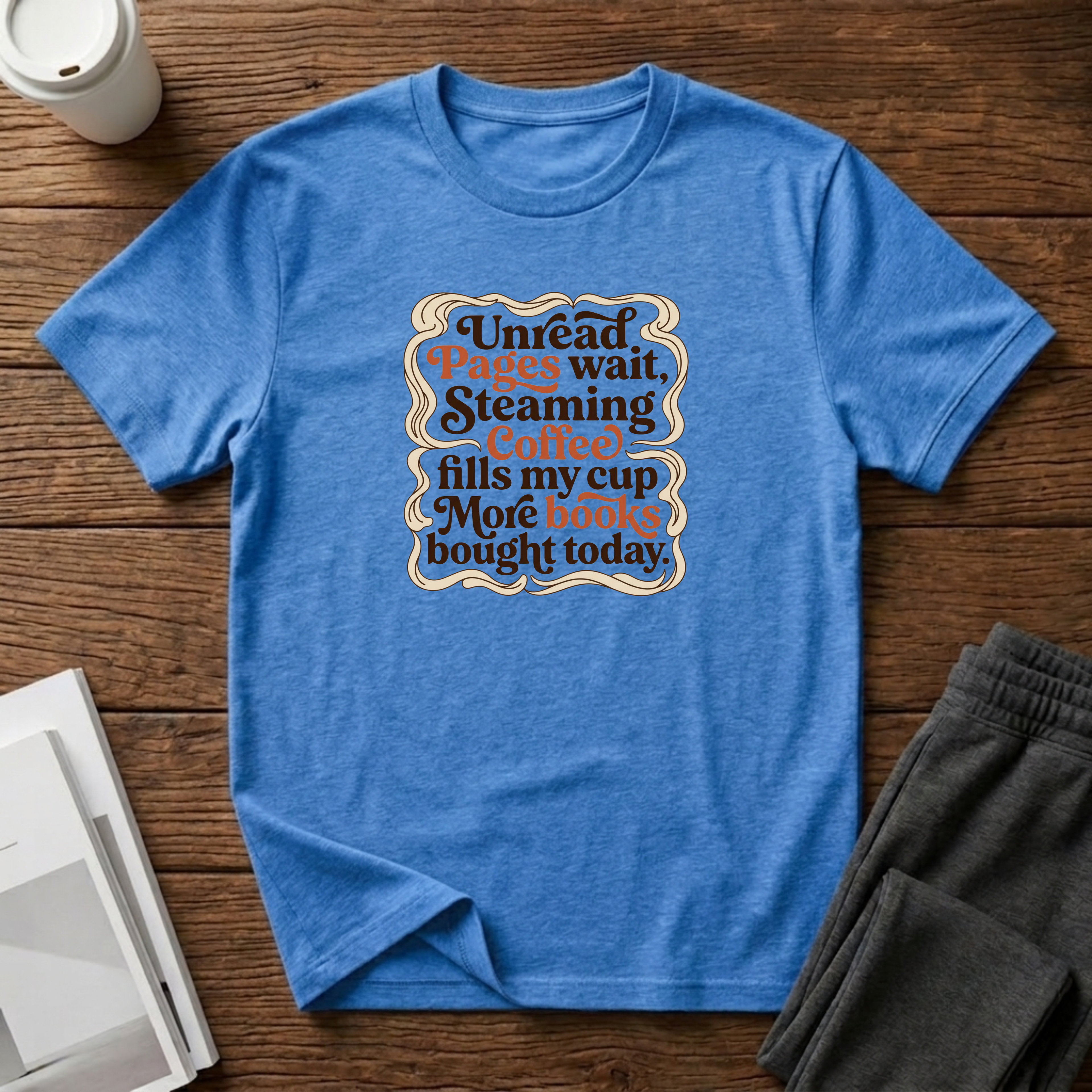 Unread Pages Haiku T-Shirt
