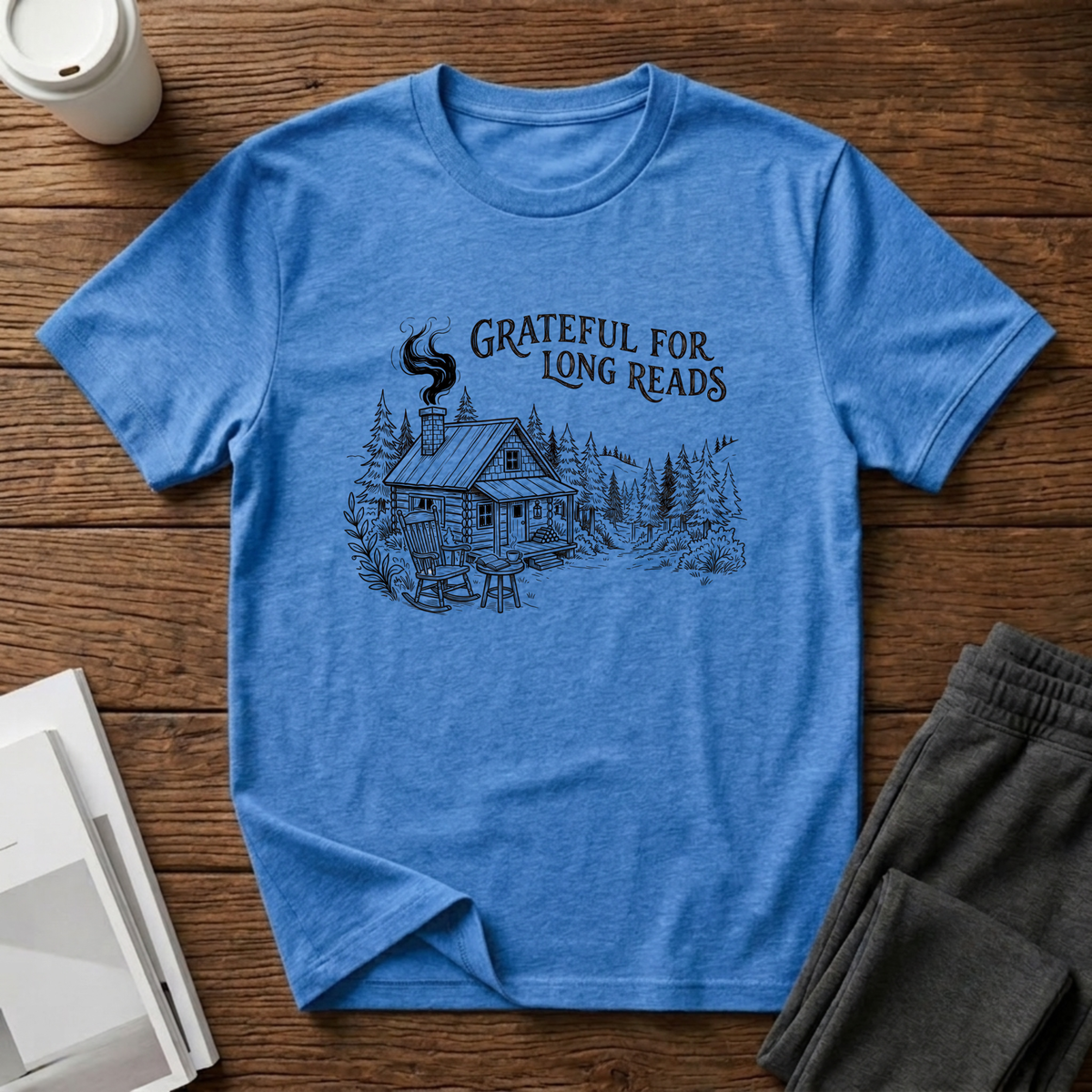 Grateful For Long Reads T-Shirt