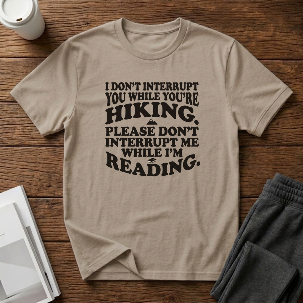 Interrupt Reading T-Shirt