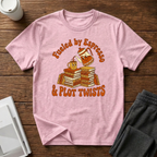 Fueled By Espresso and Plot Twists  T-Shirt
