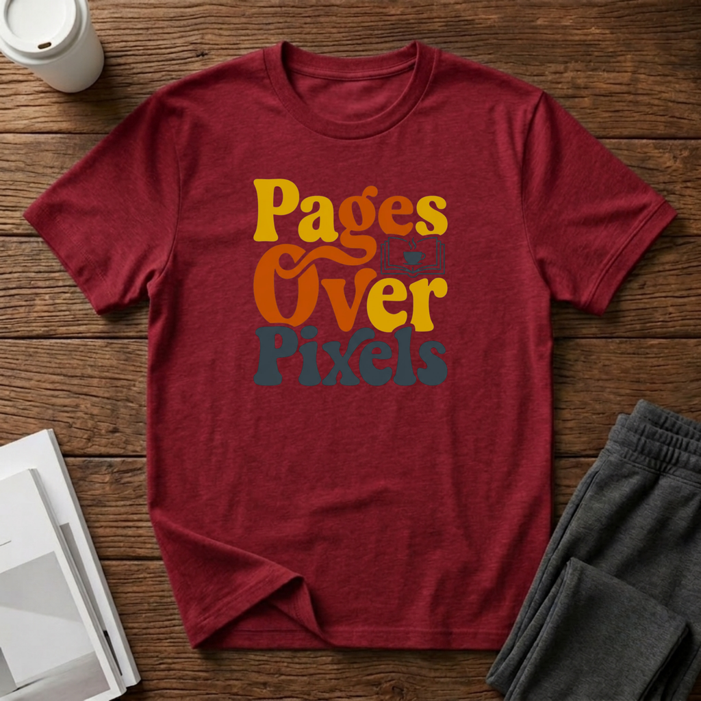 Pages Over Pixels T-Shirt