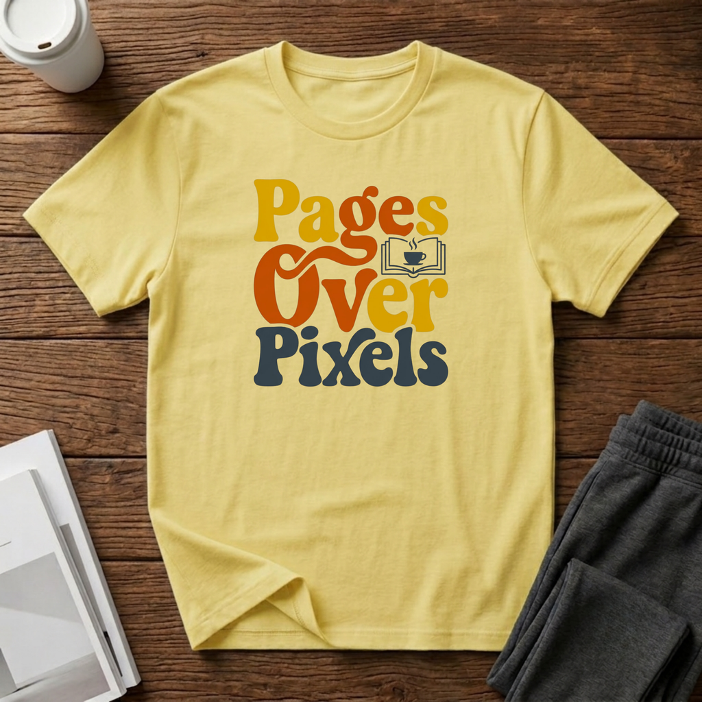 Pages Over Pixels T-Shirt