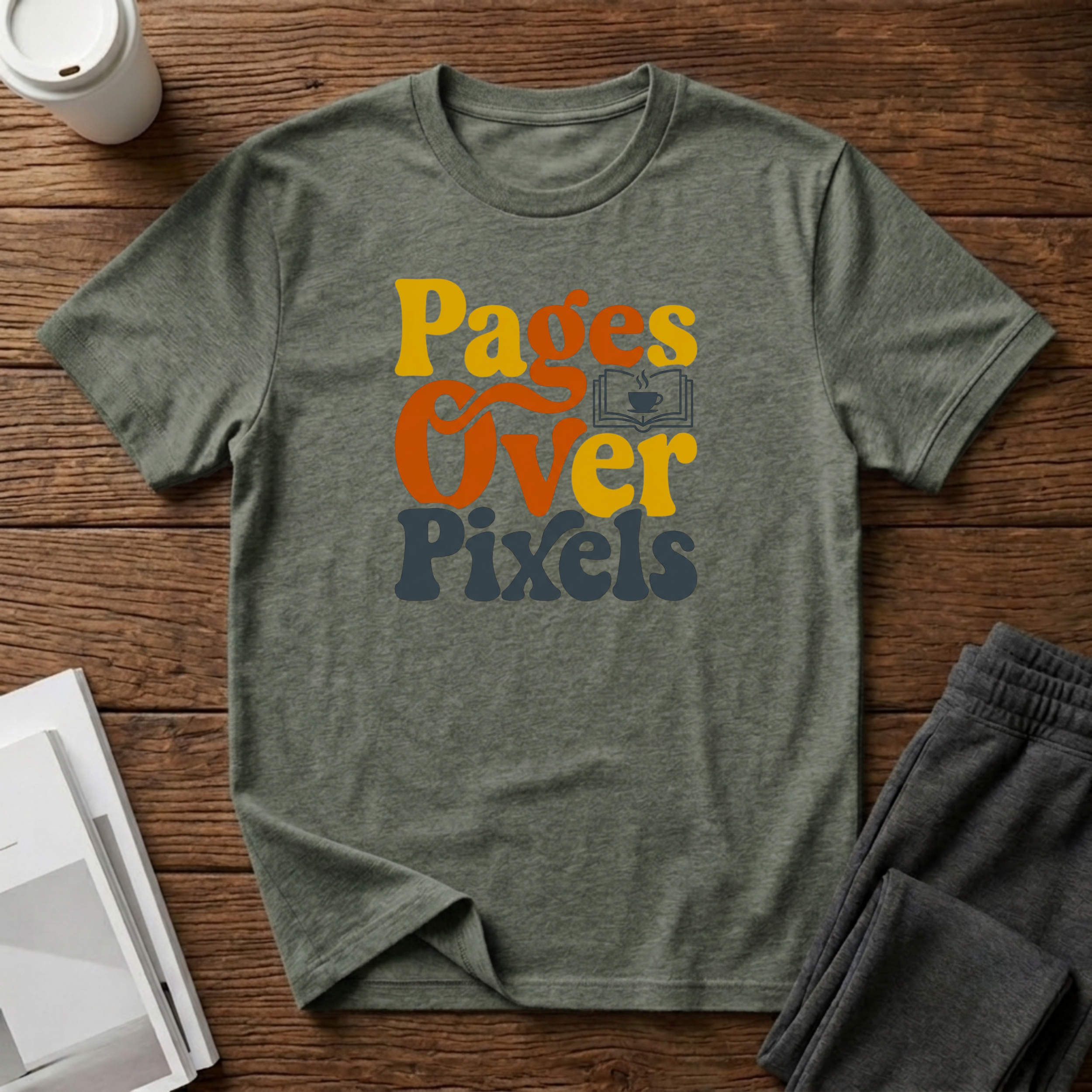 Pages Over Pixels T-Shirt