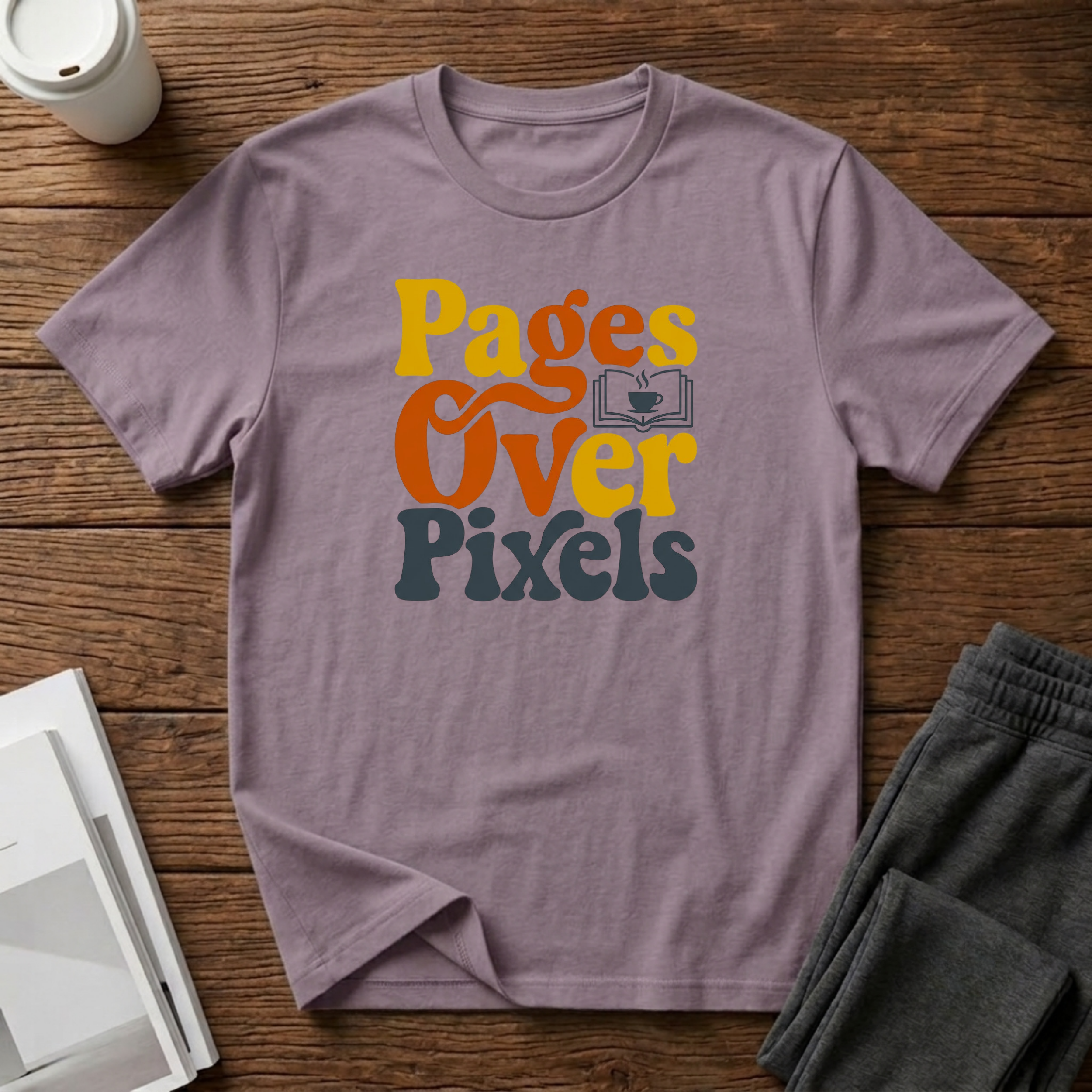 Pages Over Pixels T-Shirt