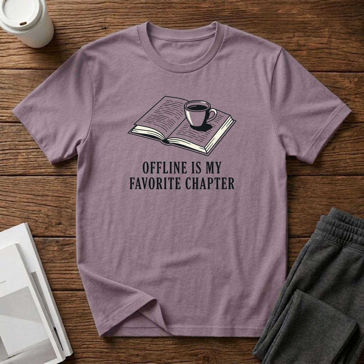 Offline Is My Favorite Chapter T-Shirts